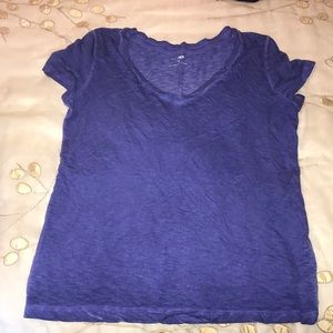 Express heathered-purple vneck tee